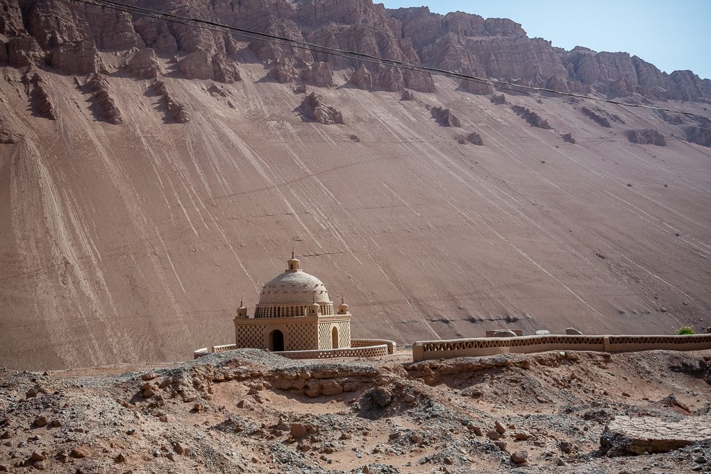 Cool spot outside Turpan