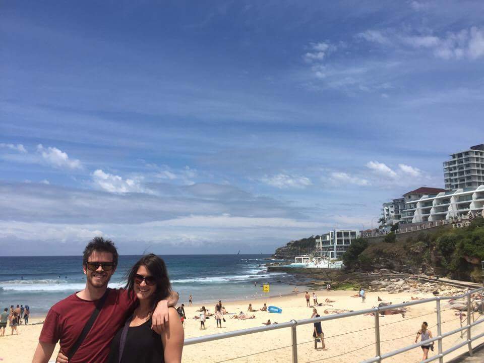 Checking out Bondi Beach!